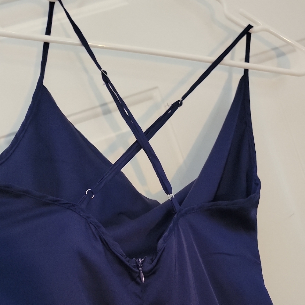 Parisian Works Navy Backless Dress - Picture 6 of 6